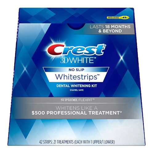 Пластина для отбеливания зубов Crest 3D White Whitestrips Luxe Supreme FlexFit 42 шт в Оптима