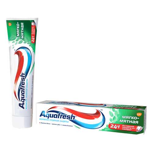 Зубная паста Aquafresh Тройная защита Мягко-мятная, 100 мл в Оптима