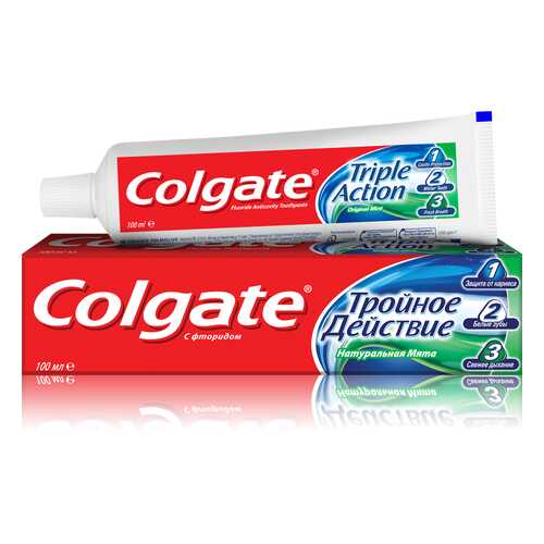 Зубная паста Colgate Тройное действие 100 мл в Оптима