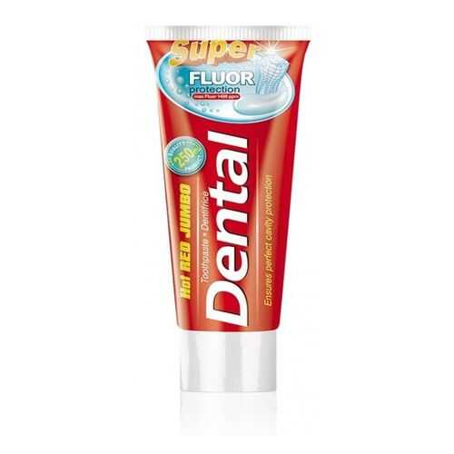 Зубная паста Rubella Dental Hot Red Jumbo Super Fluor Protection 250 мл в Оптима