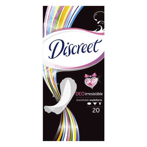Прокладки Discreet ежедневные Deo Irresistible Multiform Single 20шт в Оптима