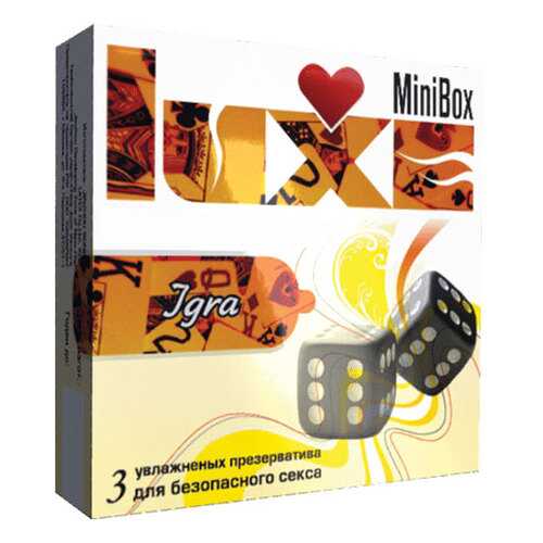 Презервативы Luxe Mini Box Игра 3 шт. в Оптима