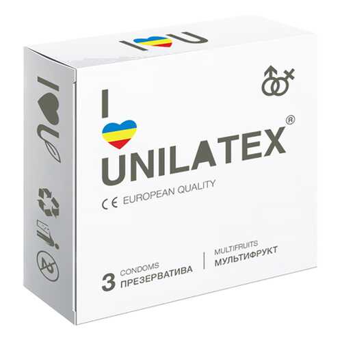 Презервативы Unilatex Multifruit 3 шт. в Оптима