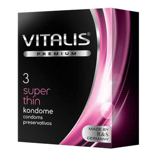 Презервативы Vitalis premium super thin 3 шт. в Оптима