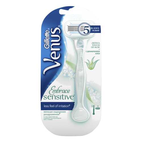 Бритва Gillette Venus Sensitive + сменная кассета 1 шт в Оптима