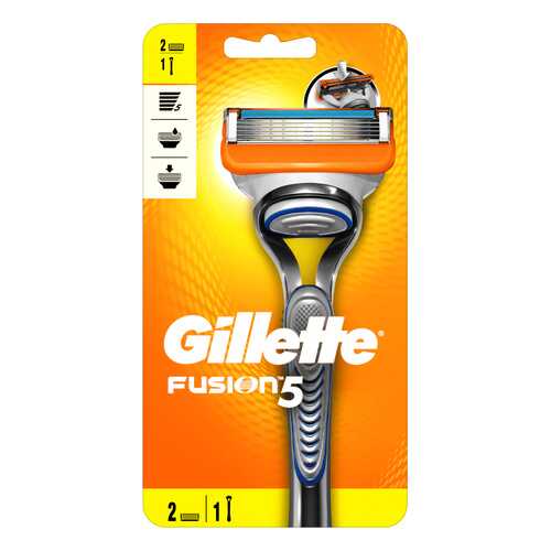 Мужская бритва Gillette Fusion5 с 2 сменными кассетами в Оптима