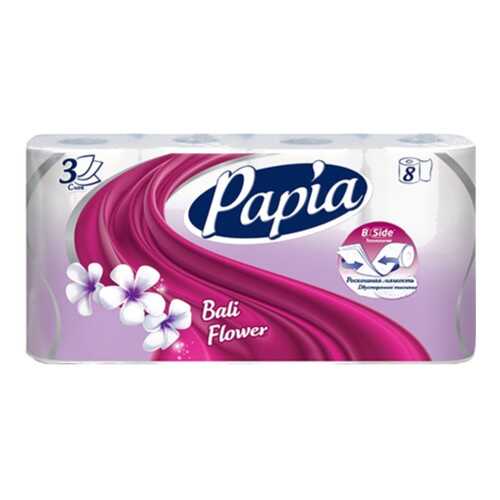 Туалетная бумага Papia Bali Flower 3-ех слойная 8 шт. в Оптима