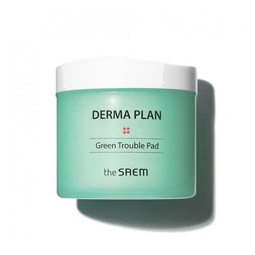 Спонж косметический Derma Plan Green Trouble Pad в Оптима