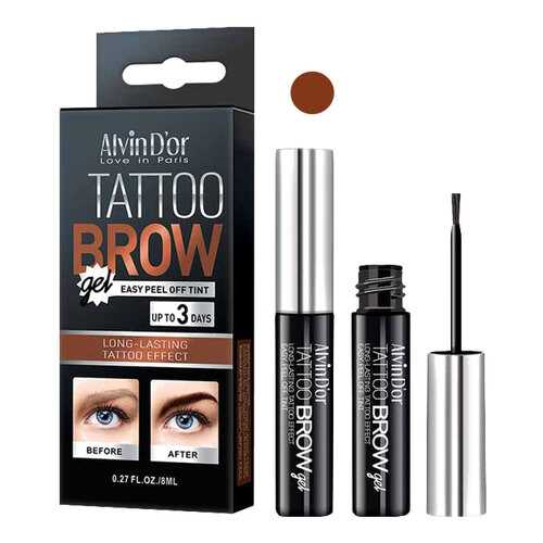 Гель-тинт для бровей Alvin D'or Tattoo Brow Chocolate Brown в Оптима