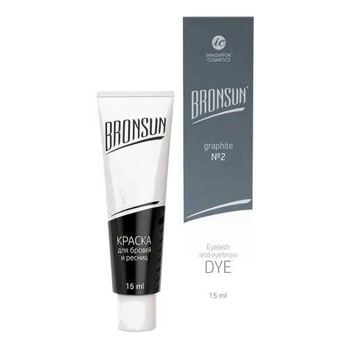 Краска для бровей Innovator Cosmetics Bronsun №2 Графит 15 мл в Оптима