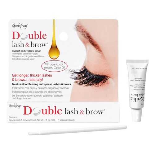Масло-активатор роста бровей и ресниц Godefroy Double Lash&Brow Organic Oil 3 мл в Оптима