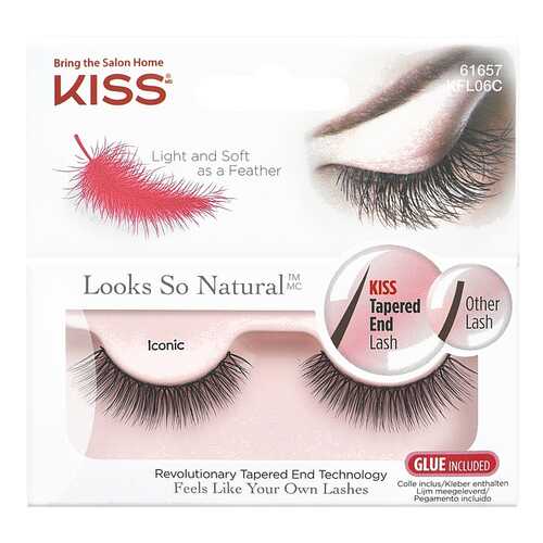 Накладные ресницы KISS Looks so Natural Eyelashes Iconic (KFL06C) 2 шт в Оптима