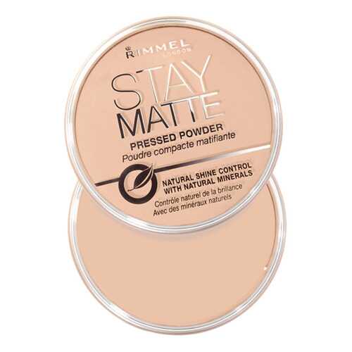 Cпресованная пудра RIMMEL Stay Matte, тон №006 Champagne в Оптима