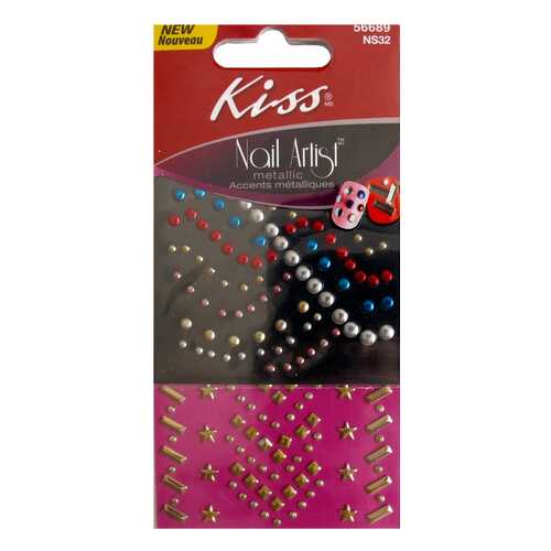 Наклейка для ногтей Kiss Nail Artist Metallic Stones Studs NS32 в Оптима