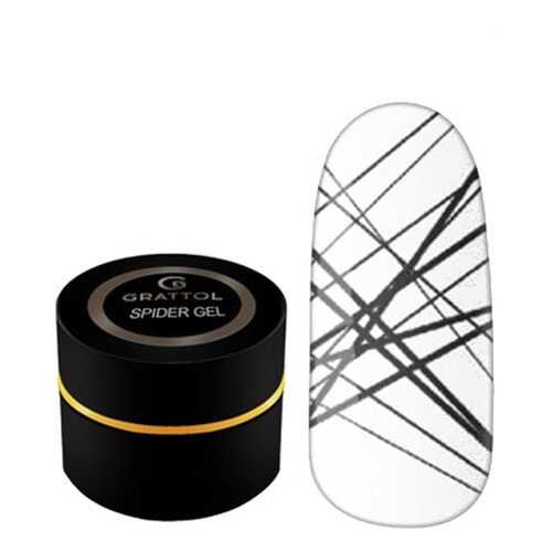 Grattol Гель-краска Spider Gel Black в Оптима