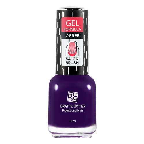 Лак с гелевым эффектом Brigitte Bottier Gel Formula тон 02 фиолетовый, 12 мл в Оптима