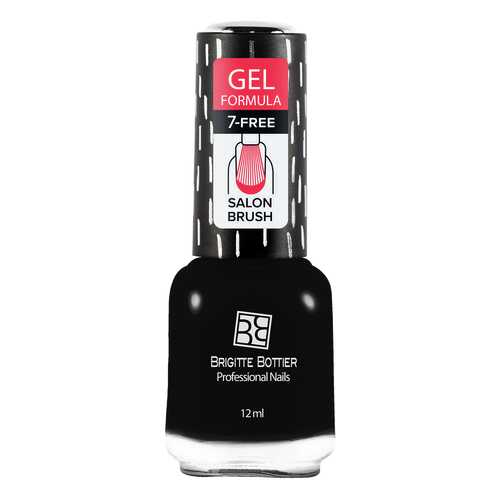 Лак с гелевым эффектом Brigitte Bottier Gel Formula тон 20 черный, 12 мл в Оптима