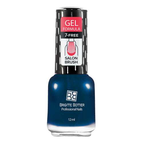 Лак с гелевым эффектом Brigitte Bottier Gel Formula тон 47 сапфировый перламутр, 12 мл в Оптима