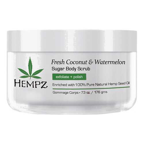 Скраб для тела Hempz Fresh Coconut & Watermelon Sugar Body Scrub 176 г в Оптима