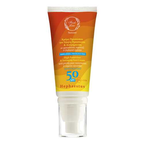 Крем для лица Fresh Line Hephaestus High Protection & Antiaging SPF 50 50 мл в Оптима