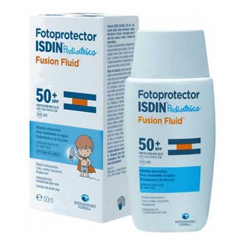 Солнцезащитное средство Isdin Fotoprotector Fusion Water Pediatrics SPF50+ 50 мл в Оптима