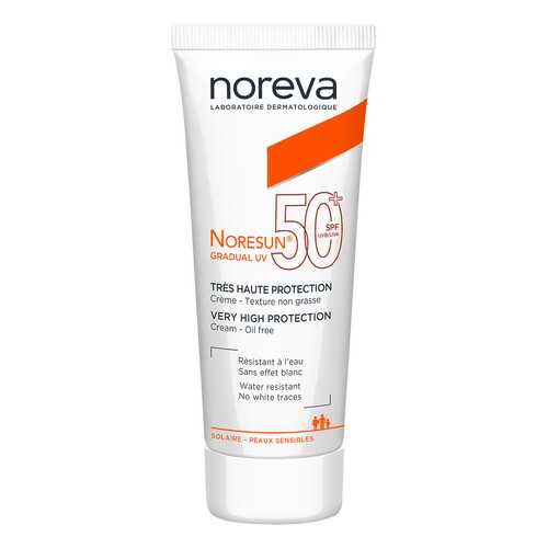 Солнцезащитное средство Noreva Noresun Gradual UV Cream SPF50+ 40мл в Оптима