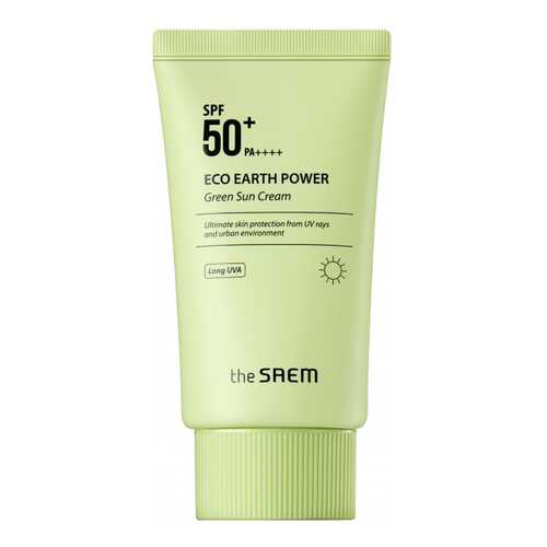 Солнцезащитное средство The Saem Eco Earth Power Green Sun Cream 50 мл в Оптима