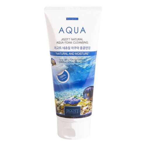 Пенка для умывания Jigott Aqua Foam Cleansing 180 мл в Оптима