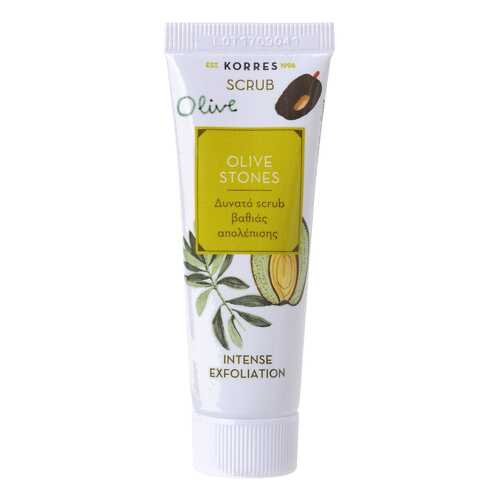 Скраб для лица Korres Olive Stones Еженедельное очищение в Оптима
