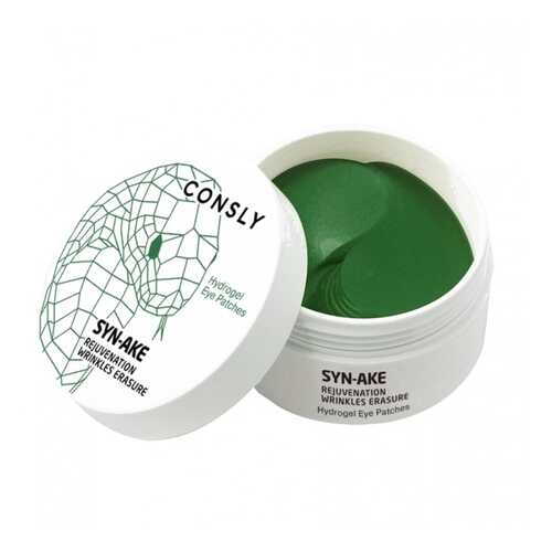 Патчи для глаз Consly Hydrogel Syn-Ake Eye Patches с Пептидом Syn-Ake, 60 шт в Оптима