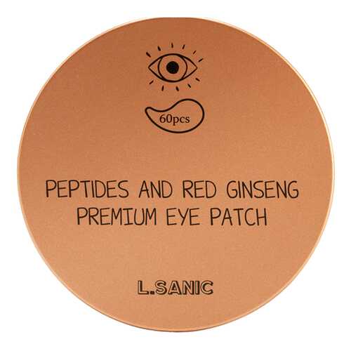 Патчи для глаз L’Sanic Peptides and Red Ginseng Premium Eye Patch 60 шт в Оптима