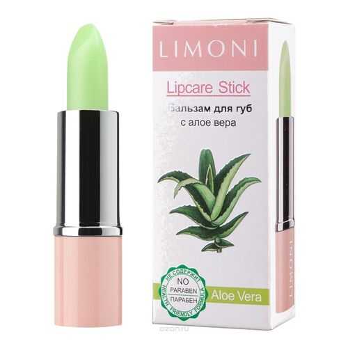 Бальзам для губ Limoni Lipcare Stick 06 Aloe Vera 4 в Оптима