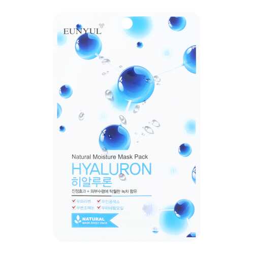 Маска для лица Eunyul Natural Mosture Mask Pack Hyaluron 22 мл в Оптима
