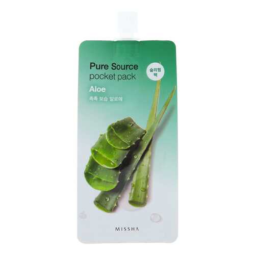 Маска для лица MISSHA Pure Source Pocket Pack - Aloe 10 мл в Оптима