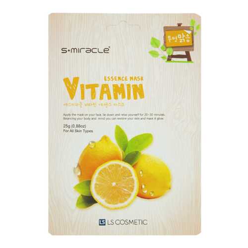 Маска для лица S+miracle Vitamin Essence 25 г в Оптима