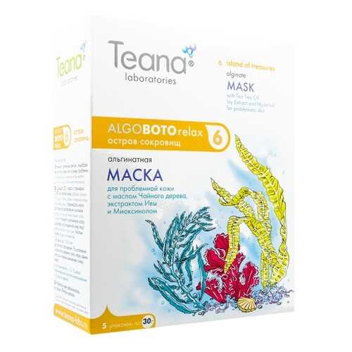 Маска для лица Teana 6 Остров сокровищ в Оптима
