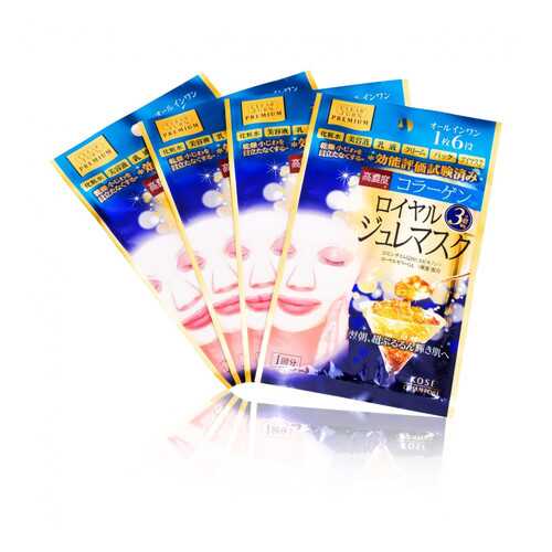 Маска-желе KOSE COSMEPORT Clear Turn Premium с маточным молочком пачка 1 шт в Оптима