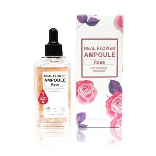 Сыворотка для лица May Island Real Flower Ampoule Rose в Оптима
