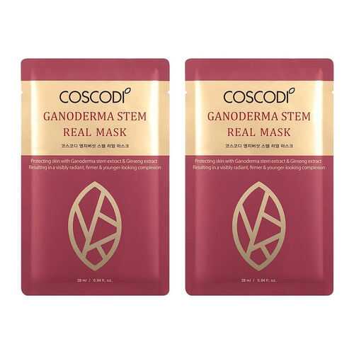Тканевая маска COSCODI GANODERMA STEM REAL MASK 2 шт. в Оптима