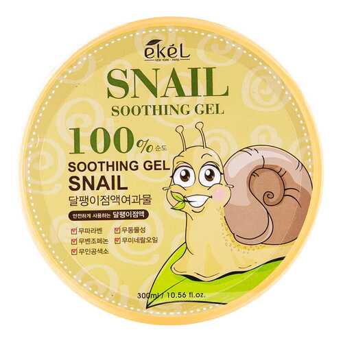 Успокаивающий гель Ekel Soothing Gel Snail с улиточным муцином 300 г в Оптима