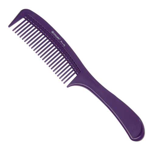 Расческа Dewal Beauty с ручкой, фиолетовая, 22 см в Оптима