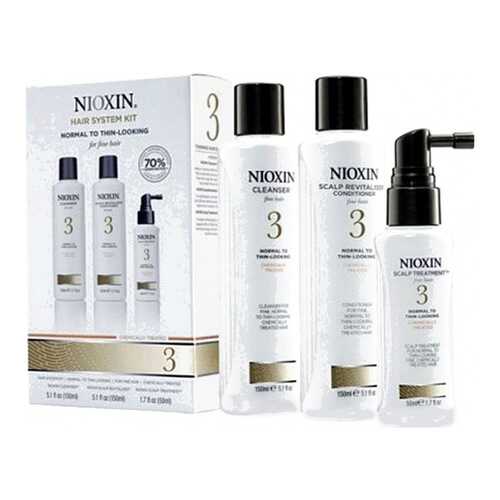 Подарочный набор Nioxin System 3 150 мл+150 мл+50 мл в Оптима