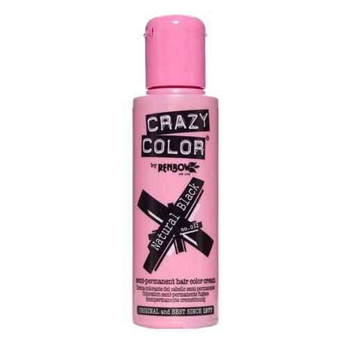 Краска для волос Crazy Color 32 Natural Black Натуральный черный 100 мл в Оптима