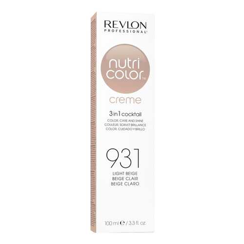 Краска для волос Revlon Professional Nutri Color Creme 931 Светло-бежевый 100 мл в Оптима