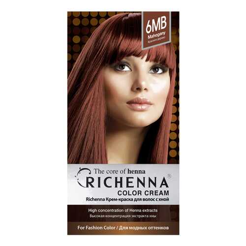 Краска для волос RICHENNA Color Cream 6MB Mahogany в Оптима