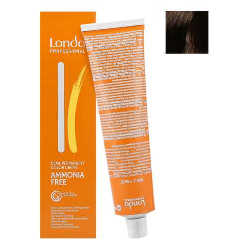 Крем-краска для волос Londa Ammonia Free 6/37 Темный Блонд Золотисто-Коричневый 60 мл в Оптима
