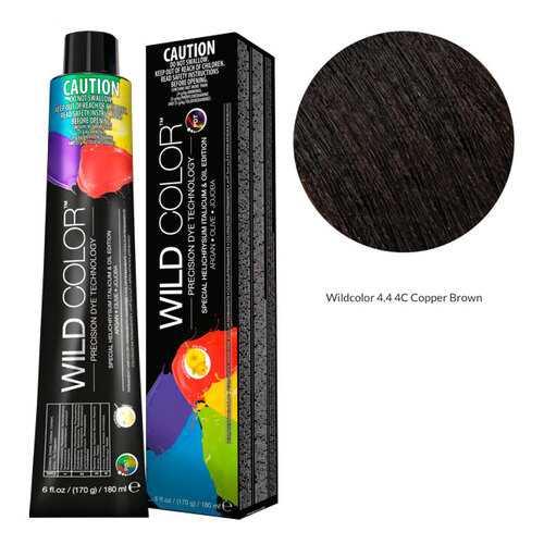 Wildcolor - Стойкая крем-краска Permanent Hair Color 4.4 4C Медно-коричневый 180 мл в Оптима