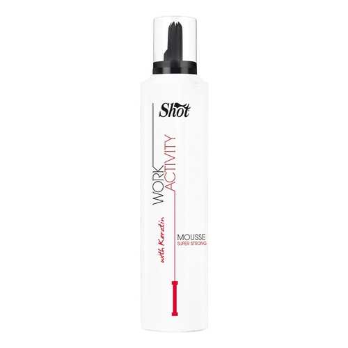 Мусс для волос Shot Work Activity Mousse Super Strong 300 мл в Оптима