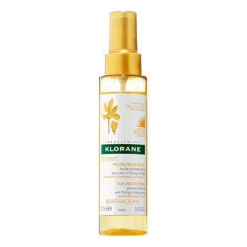 Масло для волос Klorane Sun Protection Protective Oil with Ylang-Ylang Wax 100 мл в Оптима