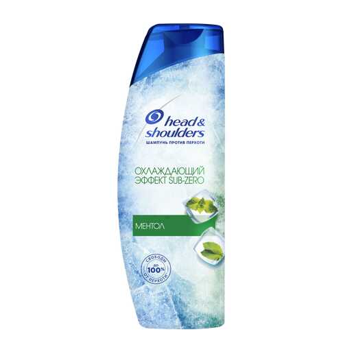 Шампунь HEAD & SHOULDERS против перхоти Ментол Охлаждающий эффект SUB-ZERO 400мл в Оптима